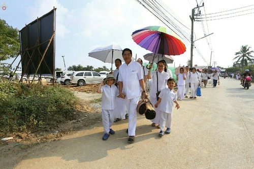 ภาพ No.19737:ประมวลภาพพิธีสถาปนามหาวิหารพระมงคลเทพมุนี (สด จนฺทสโร) ณ คลองบางนางแท่น