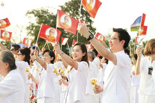 ภาพ No.19742:ประมวลภาพพิธีสถาปนามหาวิหารพระมงคลเทพมุนี (สด จนฺทสโร) ณ คลองบางนางแท่น