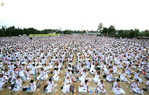 ภาพ No.19745:ประมวลภาพพิธีสถาปนามหาวิหารพระมงคลเทพมุนี (สด จนฺทสโร) ณ คลองบางนางแท่น