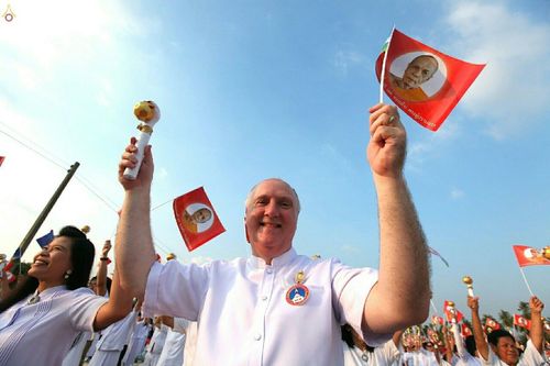 ภาพ No.19763:ประมวลภาพพิธีสถาปนามหาวิหารพระมงคลเทพมุนี (สด จนฺทสโร) ณ คลองบางนางแท่น