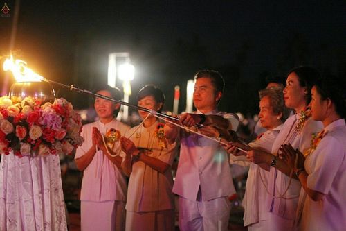 ภาพ No.19761:ประมวลภาพพิธีสถาปนามหาวิหารพระมงคลเทพมุนี (สด จนฺทสโร) ณ คลองบางนางแท่น