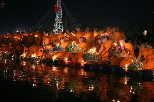 ภาพ No.19765:ประมวลภาพพิธีสถาปนามหาวิหารพระมงคลเทพมุนี (สด จนฺทสโร) ณ คลองบางนางแท่น