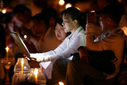 ภาพ No.19766:ประมวลภาพพิธีสถาปนามหาวิหารพระมงคลเทพมุนี (สด จนฺทสโร) ณ คลองบางนางแท่น