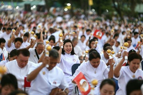 ภาพ No.19788:ประมวลภาพพิธีสถาปนามหาวิหารพระมงคลเทพมุนี (สด จนฺทสโร) ณ คลองบางนางแท่น