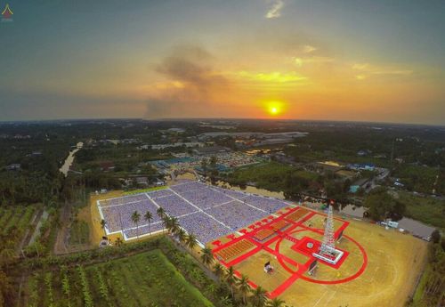 ภาพ No.19801:ประมวลภาพพิธีสถาปนามหาวิหารพระมงคลเทพมุนี (สด จนฺทสโร) ณ คลองบางนางแท่น