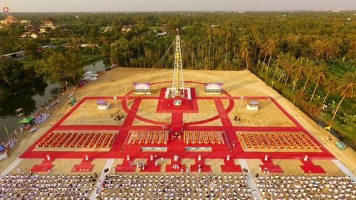 ภาพ No.19805:ประมวลภาพพิธีสถาปนามหาวิหารพระมงคลเทพมุนี (สด จนฺทสโร) ณ คลองบางนางแท่น