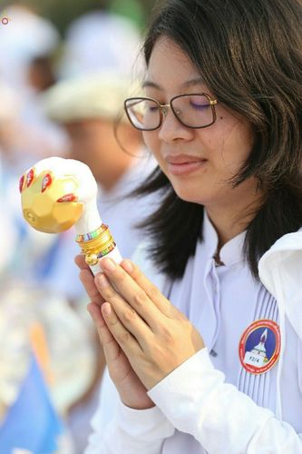 ภาพ No.19808:ประมวลภาพพิธีสถาปนามหาวิหารพระมงคลเทพมุนี (สด จนฺทสโร) ณ คลองบางนางแท่น