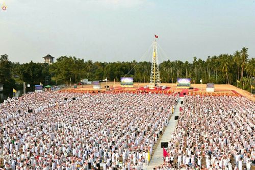 ภาพ No.19814:ประมวลภาพพิธีสถาปนามหาวิหารพระมงคลเทพมุนี (สด จนฺทสโร) ณ คลองบางนางแท่น