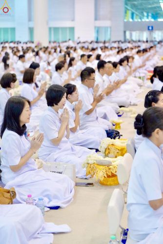 ภาพ No.243710:วันอาทิตย์ที่ 7 กันยายน พ.ศ. 2568 พิธีบูชาครูผู้ค้นพบวิชชาธรรมกาย , พิธีบูชาข้าวพระ ณ สภาธรรมกายสากล วัดพระธรรมกาย