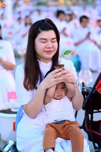 ภาพ No.252999:วันที่ 10 ตุลาคม พ.ศ. 2568 พิธีปลูกต้นทรัพย์บานชื่น ณ ลานธรรม วัดพระธรรมกาย