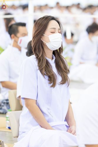 ภาพ No.76947:พิธีบูชาข้าวพระ ในวันมาฆบูชา อาทิตย์ต้นเดือนที่ 6 มีนาคม พ.ศ. 2566 ณ วัดพระธรรมกาย จ.ปทุมธานี