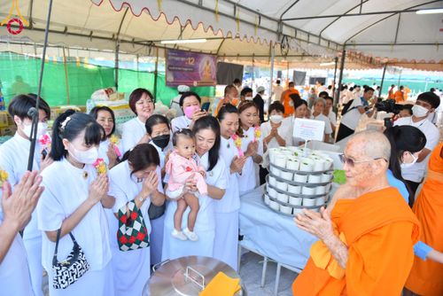 ภาพ No.116515:พิธีถวายภัตตาหารเป็นสังฆทาน แด่คณะพระธรรมยาตรา ปีที่ 12 วันที่ 22 มกราคม พ.ศ. 2567 ณ อนุสรณ์สถานบางนางแท่น จ.นครปฐม