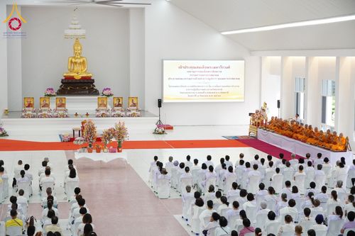 ภาพ No.152511:พิธียกฉัตรขาว 5 ชั้น กางกั้นถวายองค์พระประธาน อาคารปฏิบัติธรรมวัดสายสุวพรรณ ต.คลองสี่ อ.คลองหลวง จ.ปทุมธานี วันเสาร์ที่ 7 กันยายน พ.ศ. 2567