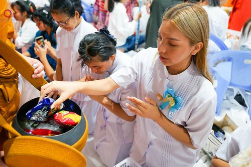 ภาพ No.140858:พิธีตักบาตรพระ 500 รูป ปีที่ 9 ณ ธุดงคสถานล้านนา อำเภอสันทราย จังหวัดเชียงใหม่ วันอาทิตย์ที่ 9 มิถุนายน พ.ศ. 2567