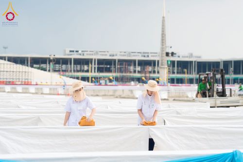 ภาพ No.217751:วันที่ 10-14 เมษายน พ.ศ. 2568 เจ้าหน้าที่อาสาสมัคร เตรียมงานวันคุ้มครองโลก ชุดที่ 2 วัดพระธรรมกาย จ.ปทุมธานี