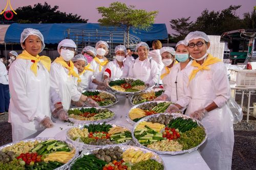 ภาพ No.115072:พิธีถวายภัตตาหารเป็นสังฆทาน แด่คณะพระธรรมยาตรา ปีที่ 12 วันที่ 19 มกราคม พ.ศ. 2567 ณ วัดโบสถ์(บน) บางคูเวียง จ.นนทบุรี