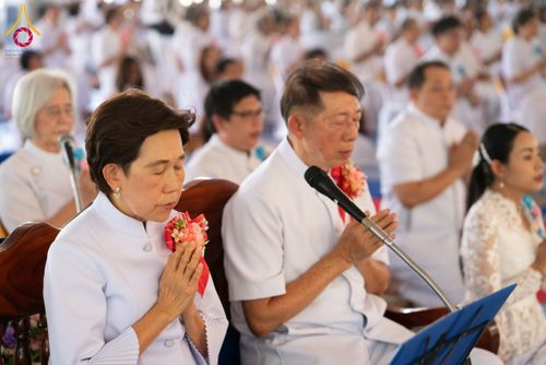 ภาพ No.211537:วันอาทิตย์ที่ 16 มีนาคม พ.ศ. 2568 พิธีทอดผ้าป่าฉลองปทุมเจดีย์ ณ ศูนย์อบรมเยาวชนปัตตานี