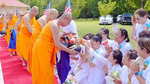 ภาพ No.234614:วันอาทิตย์ที่ 20 กรกฎาคม  พ.ศ.2568 พิธีทอดผ้าป่าภาคพื้นอเมริกา พิธีเจริญพระพุทธมนต์ ฉลองอาคารแก้วธรรมชัยรัตนอนันต์ วัดพระธรรมกายเทนเนสซี ประเทศสหรัฐอเมริกา