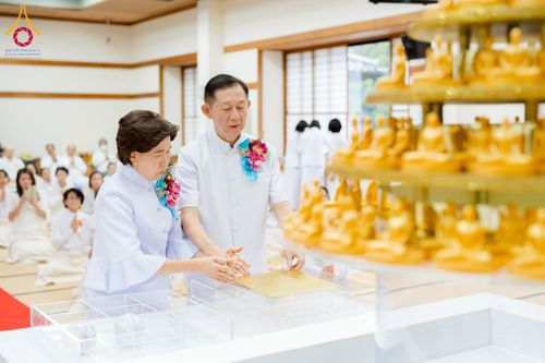 ภาพ No.220980:วันที่ 13 เมษายน พ.ศ. 2568 พิธีโปรยรัตนชาติปฐมเริ่มสถาปนาเจดีย์ และ พิธีเปิดหมู่บ้านปฏิบัติธรรม เพื่อการบรรลุธรรม ณ วัดป่าธรรมกายนานาชาติโทชิหงิ  ประเทศญี่ปุ่น