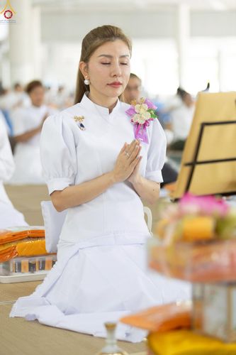 ภาพ No.229692:วันที่ 25 มิถุนายน พ.ศ. 2568 (แรม 15 ค่ำ เดือน 7) พิธีบุพเปตพลี ครั้งที่ 166 ร่วมอุทิศบุญแด่หมู่ญาติที่ล่วงลับไปแล้ว และสืบทอดอายุพระพุทธศาสนา ณ หอฉันคุณยายอาจารย์ฯ วัดพระธรรมกาย