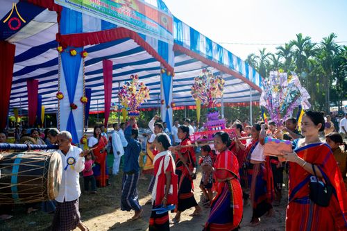 ภาพ No.176188:พิธีทอดกฐินสมทบ โดยมูลนิธิธรรมกาย ในนามหลวงพ่อธัมมชโย ณ วัดสัทธนารามา บานา วิหาร เมืองไดยุน รัฐอรุนาจาลประเทศ ประเทศอินเดีย วันที่ 15 พฤศจิกายน พ.ศ. 2567
