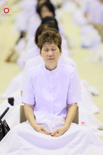 ภาพ No.209552:วันอาทิตย์ที่ 2 มีนาคม พ.ศ. 2568 พิธีบูชาข้าวพระ ณ สภาธรรมกายสากล วัดพระธรรมกาย