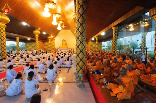 ภาพ No.210681:วันพฤหัสบดีที่ 13 มีนาคม พ.ศ. 2568  สมโภชพระประธานอุโบสถวัดป่าอุบลแก้ว จังหวัดอุบลราชธานี