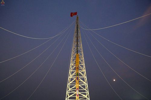 ภาพ No.23134:พิธีตอกเสาเข็มมงคล "มหาสุวรรณรัตนอินทขิล" สถาปนาสร้างอนุสรณ์สถาน มหาวิหารพระมงคลเทพมุนี สถานที่เผยแผ่ธรรมครั้งแรก ที่วัดบางปลา