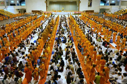 ภาพ No.24206:ตักบาตรแม่โจ้ วันเสาร์ที่ 4 มิถุนายน พ.ศ. 2559