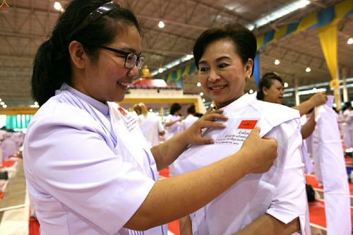 ภาพ No.23457:ประมวลภาพโครงการบวชผู้นำอุบาสิกาแก้ว 1 ล้านคนกตัญญูบูชา เนื่องในวันวิสาขบูชา