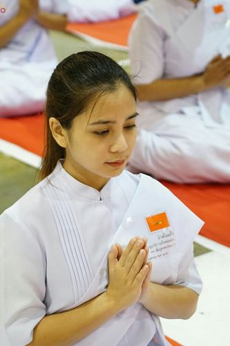 ภาพ No.23485:ประมวลภาพโครงการบวชผู้นำอุบาสิกาแก้ว 1 ล้านคนกตัญญูบูชา เนื่องในวันวิสาขบูชา