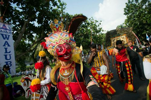 ภาพ No.24219:วิสาขบูชา ณ บรมพุทโธ ประเทศอินโดนีเซีย