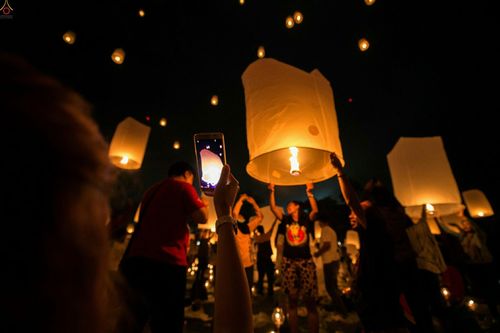 ภาพ No.24291:วิสาขบูชา ณ บรมพุทโธ ประเทศอินโดนีเซีย