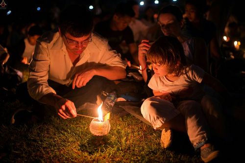 ภาพ No.24292:วิสาขบูชา ณ บรมพุทโธ ประเทศอินโดนีเซีย