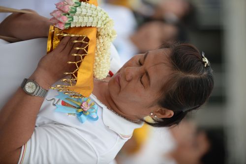 ภาพ No.37907:พิธีเวียนประทักษิณและวันทามหาธรรมกายเจดีย์