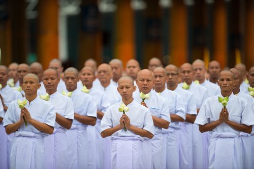 ภาพ No.37939:พิธีเวียนประทักษิณและวันทามหาธรรมกายเจดีย์