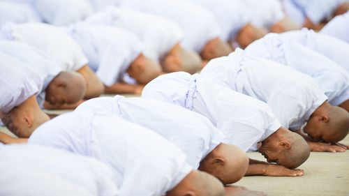 ภาพ No.37948:พิธีเวียนประทักษิณและวันทามหาธรรมกายเจดีย์