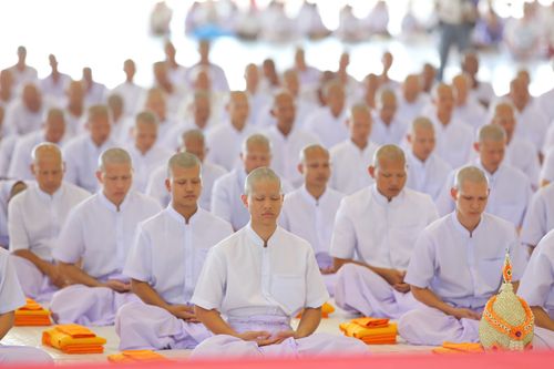 ภาพ No.37984:พิธีบรรพชาอุปสมบทหมู่