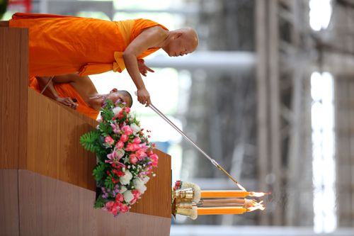 ภาพ No.37985:พิธีบรรพชาอุปสมบทหมู่