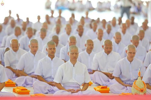 ภาพ No.24403:พิธีบรรพชาอุปสมบทหมู่ธรรมทายาท รุ่นเข้าพรรษา ปี 2559
