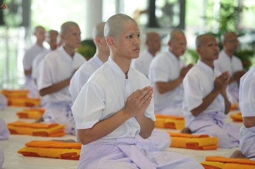 ภาพ No.24405:พิธีบรรพชาอุปสมบทหมู่ธรรมทายาท รุ่นเข้าพรรษา ปี 2559