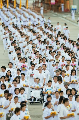ภาพ No.24413:พิธีบรรพชาอุปสมบทหมู่ธรรมทายาท รุ่นเข้าพรรษา ปี 2559