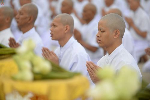 ภาพ No.24417:พิธีบรรพชาอุปสมบทหมู่ธรรมทายาท รุ่นเข้าพรรษา ปี 2559