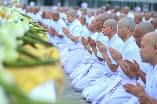 ภาพ No.24432:พิธีบรรพชาอุปสมบทหมู่ธรรมทายาท รุ่นเข้าพรรษา ปี 2559