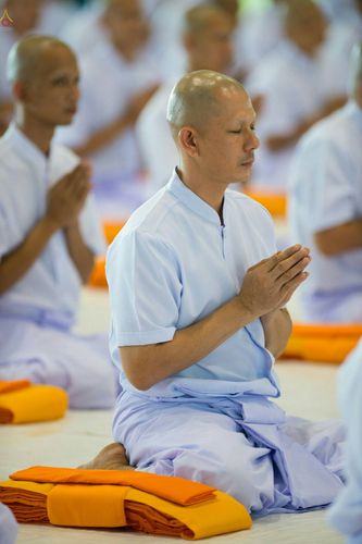 ภาพ No.24436:พิธีบรรพชาอุปสมบทหมู่ธรรมทายาท รุ่นเข้าพรรษา ปี 2559