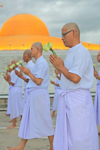 ภาพ No.24447:พิธีบรรพชาอุปสมบทหมู่ธรรมทายาท รุ่นเข้าพรรษา ปี 2559