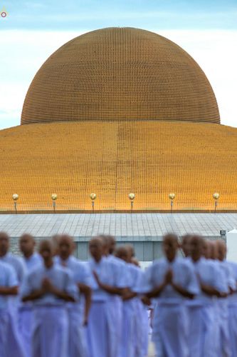 ภาพ No.24449:พิธีบรรพชาอุปสมบทหมู่ธรรมทายาท รุ่นเข้าพรรษา ปี 2559