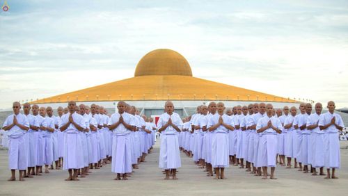 ภาพ No.24453:พิธีบรรพชาอุปสมบทหมู่ธรรมทายาท รุ่นเข้าพรรษา ปี 2559