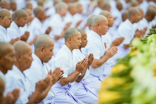 ภาพ No.24473:พิธีบรรพชาอุปสมบทหมู่ธรรมทายาท รุ่นเข้าพรรษา ปี 2559