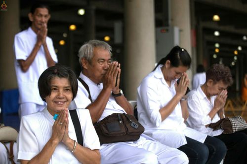 ภาพ No.24474:พิธีบรรพชาอุปสมบทหมู่ธรรมทายาท รุ่นเข้าพรรษา ปี 2559